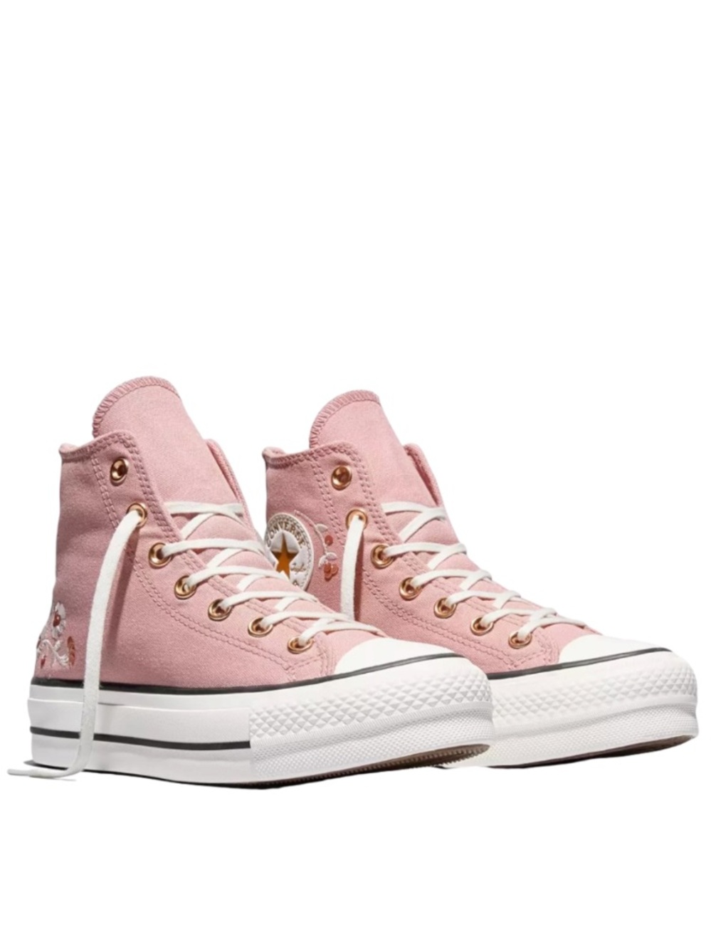 Converse Chuck Taylor All Star Lift Platform High-Top Sneakers In Petal Pit